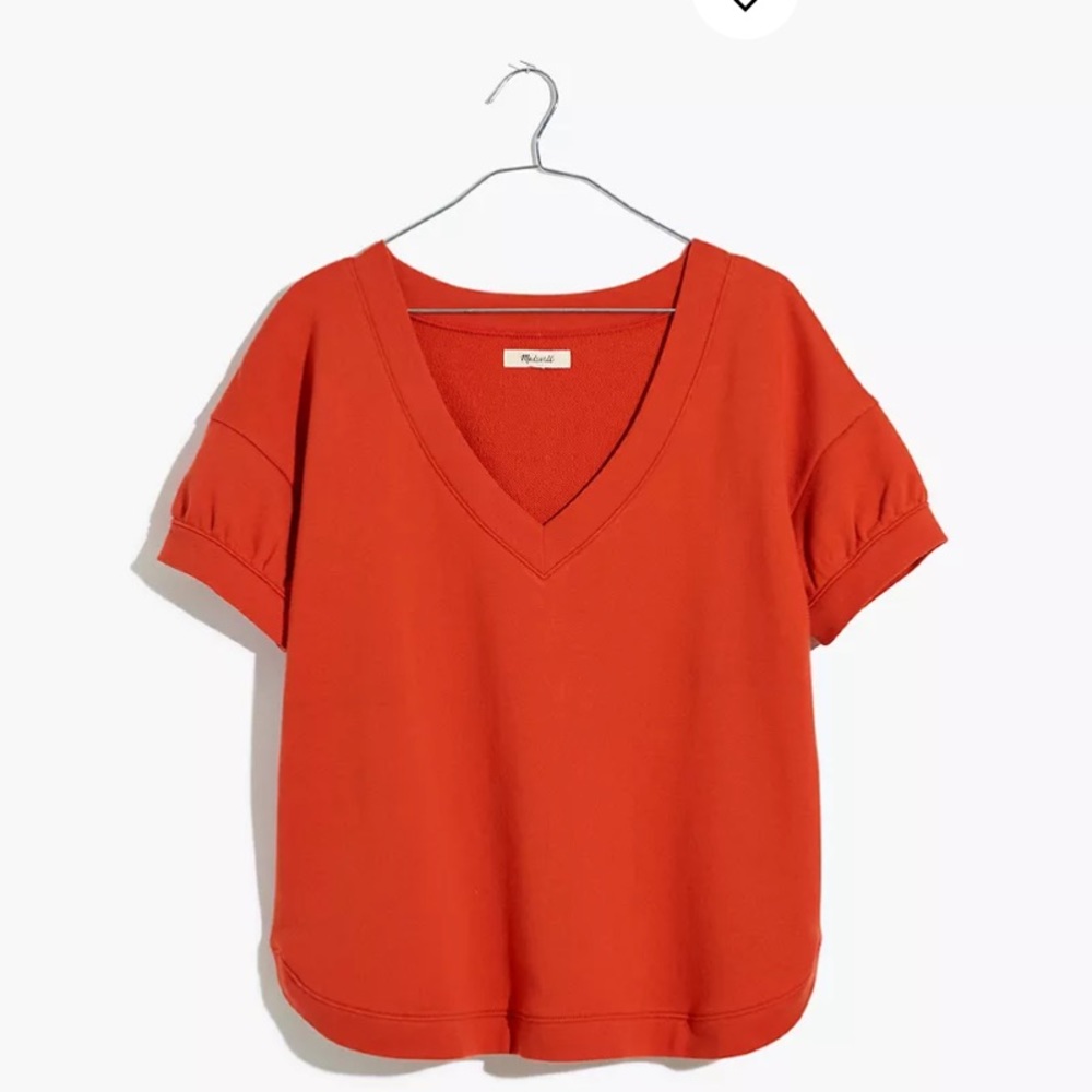 madewell french terry sweatshirt tee